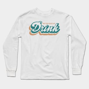 MIAMI MAKES ME DRINK VINTAGE ART Long Sleeve T-Shirt